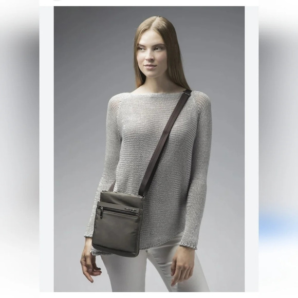 Hedgren Leonce RFID Crossbody Shoulder Gray Bag - Picture 1 of 9